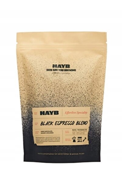NO BRAND Hayb Black Espresso Blend Boabe de cafea 1kg