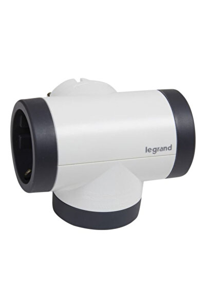 Legrand Adaptor 3 prize 2P+E 16A negru – | 694522,