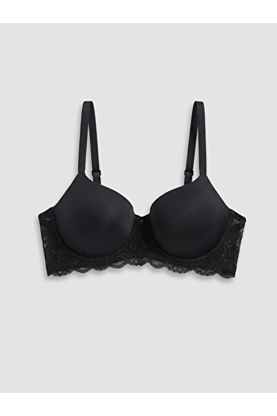 LC Waikiki Rmz Gi̇yi̇m Farkiyla Underwire Non-Padded Embroidered T-Shirt Bra