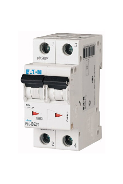 Eaton Automatic switch 63a 2p c 6ka, eaton, multicolor