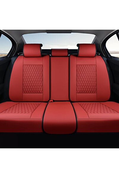 Coverado أغطية مقاعد السيارة الأمامية والخلفية مصنوعة من جلد نابا ومقاومة للم...