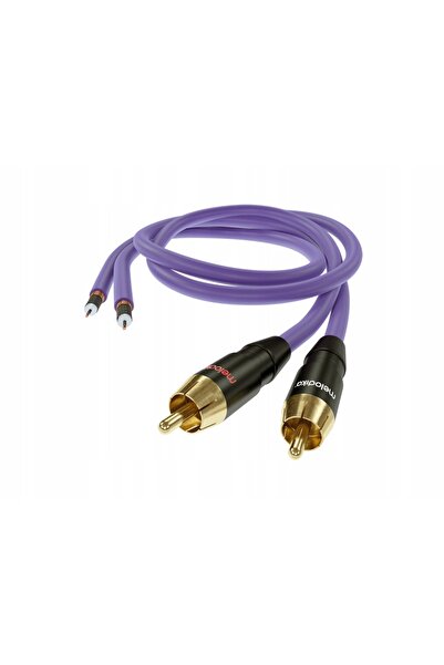 NO BRAND MELODIKA MD2R10 PURPLE RAIN CABLU AUDIO 2RCA - 2xRCA CINCH OFC 2x 1m