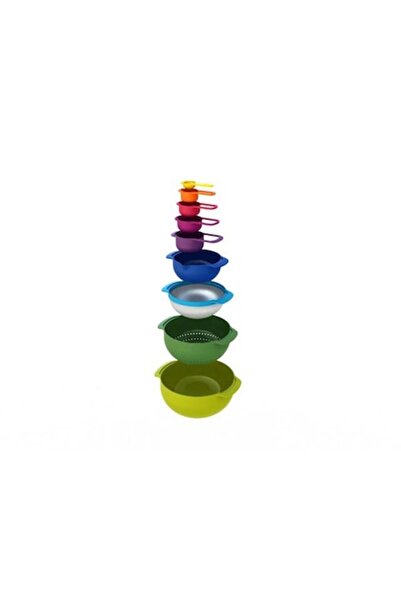 JOSEPH Set de boluri și dozatoare Nest Plus 9, 26 x 32.5 x 15 cm, multicolor