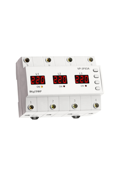 DigiTOP Releu trifazat cu contactor - DIGI TOP | V-PRO-3F63A, Digi Top