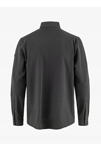 Fjällräven Cămașă Fjallraven Abisko Trekking Shirt - gri închis, mărimea L