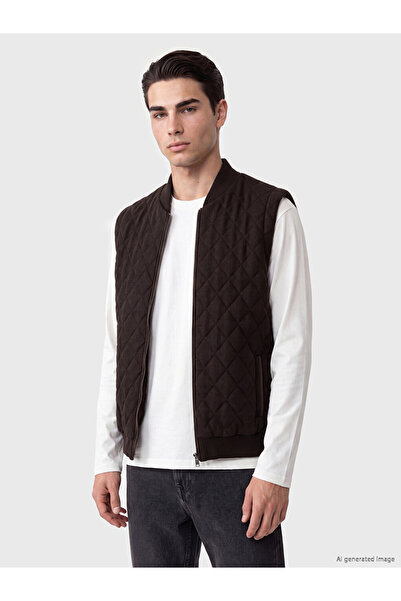 LC Waikiki Rmz Gi̇yi̇m Farkiyla Standard Fit College Roba Collar Men's Knitwe...