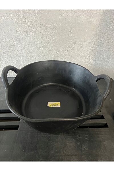 NO BRAND KERBL 323463 VAS DE CAUCIUC, TAVĂ, 20 L, Ø 48 CM, NEGRU