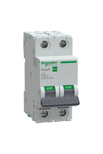 SCHNEIDER Circuit breaker Easy9 PRO 32A 2P curve C 6kA – | EZ9F57232