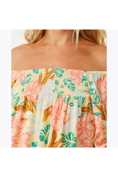 NO BRAND Cămașă de damă Rip Curl Follow The Sun Fashion, portocaliu deschis, L