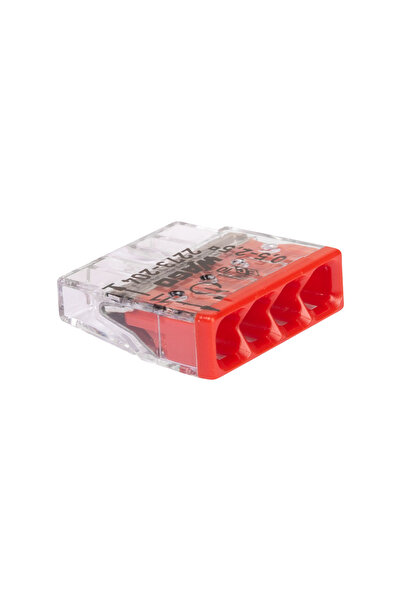 Danex 4-conductor connection terminal block Fy 0.5-2.5mm² – | 2273-204, Wago,...