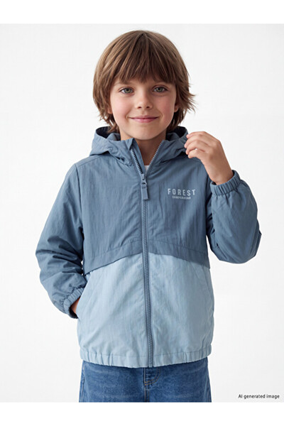 LC Waikiki I Hooded Printed Boy's Raincoat from Freezen Store