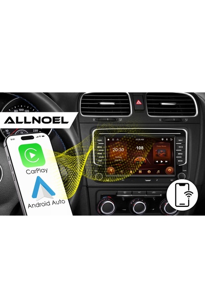 NO BRAND Radio pentru VOLKSWAGEN SEAT SKODA VW PASSAT B6 B7 GOLF 5 V 6 WiFi A...