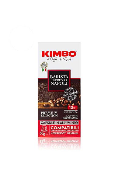 Kimbo Barista Espresso Napoli Coffee Capsules Aluminum Imported from Italy, N...