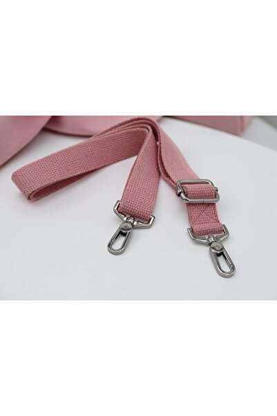 Anatolia 3cm Pink Cotton Adjustable Bag Strap