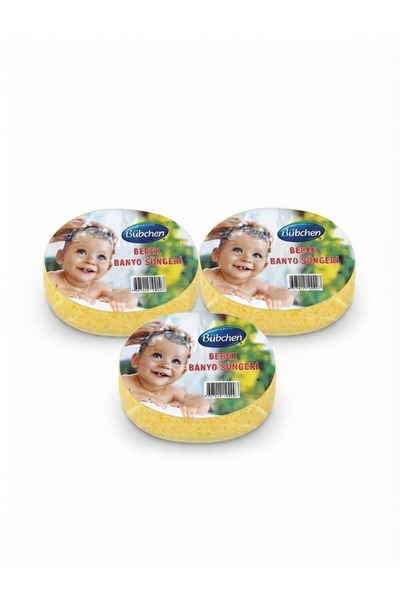 Bübchen bebek banyo süngeri 3 adet