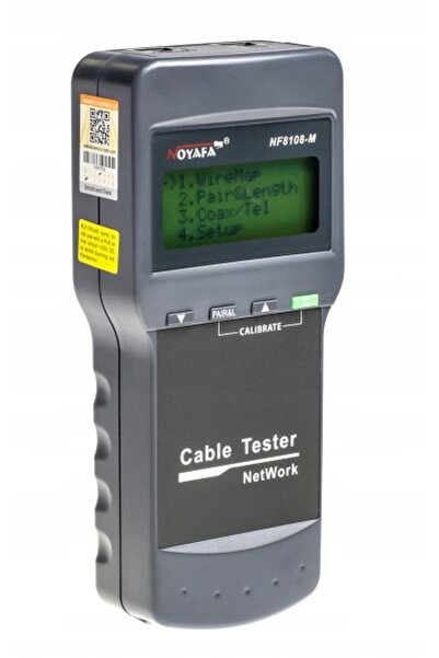 NO BRAND Tester de cabluri LAN RJ45 cu ecran LCD și 8 terminatoare Noyafa NF-...