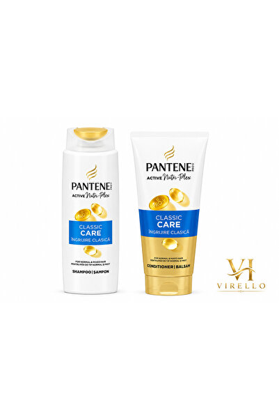 Pantene Set Pro-V Classic Care – Șampon 325 ml + Balsam 200 ml, pentru păr no...
