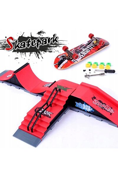 NO BRAND Set skatepark fingerboard RAMPA deskorolka C