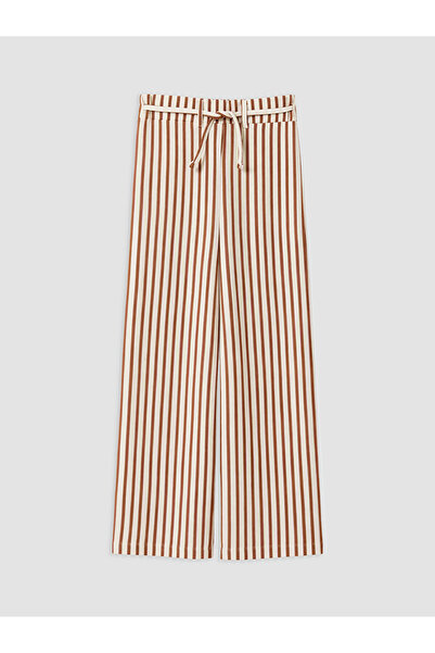 LC Waikiki Nevavm Linen-Look Girls' Trousers with a Difference