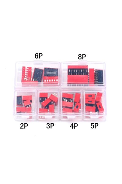 OEM DIP Switch Color: Red, Number of pins: 6