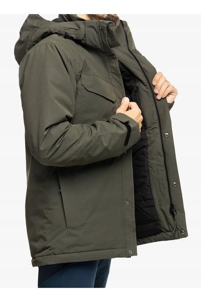NO BRAND Jachetă Didriksons Stefan - verde închis XXL