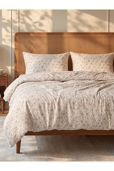 LC Waikiki Alita City Lcw Home Mixed Floral Pattern Double Duvet Cover Set wi...