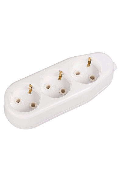 Danex Group 3 schuko ceramic socket –, ceramic, ipee, multicolor