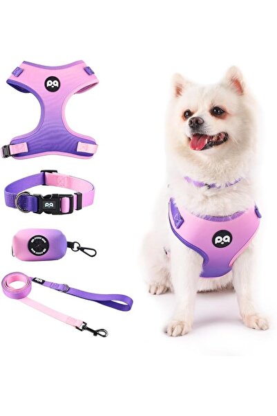 GENERAL مجموعة سرج للكلاب مع زمام من نالاكال، سترة مبطنة ناعمة قابلة للتعديل ...