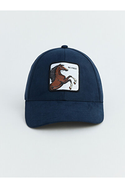 LC Waikiki Rmz Gi̇yi̇m Farkiyla Horse Embroidered Men's Cap Hat