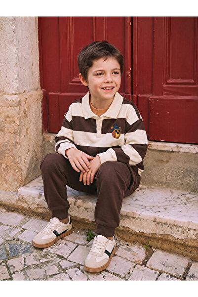 LC Waikiki Rmz Gi̇yi̇m Farkiyla Striped Boys' Set