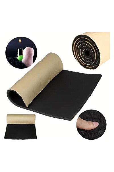 BantMarketim Araç Oto Yalıtım Kauçuk Esaslı Yapışkanlı 6mm 50cm x 100cm Yalıt...