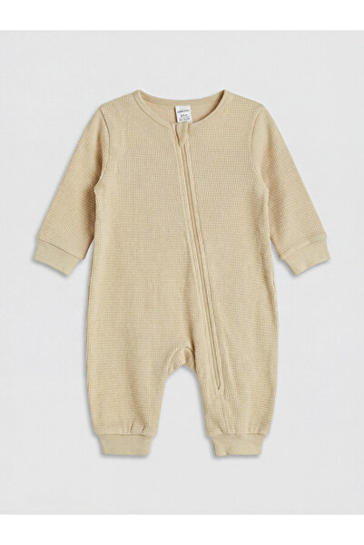 LC Waikiki Rmz Gi̇yi̇m Farkiyla Zero Roba Collar Baby Boy Jumpsuit