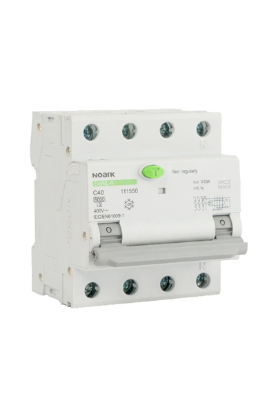 NOARK Differential rcbo 3p + n 10a 300ma 6ka curba c - | 111520, noark, multi...