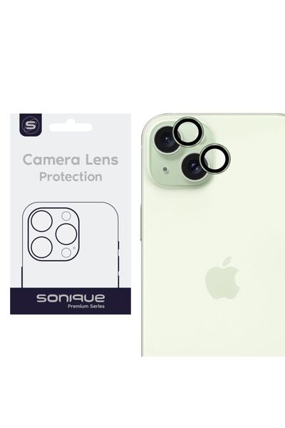 OEM Προστασία Κάμερας Sonique Lens Pro Apple iPhone 15 / iPhone 15 Plus Πράσινο