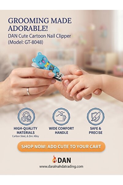 matt DAN Cute Cartoon Animal Nail Clipper – Portable Stainless Steel & Zinc A...