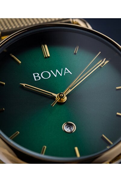 NO BRAND Ceas de damă BOWA Milan Green Gold Mesh 34 Bowa-MI344-04-164M