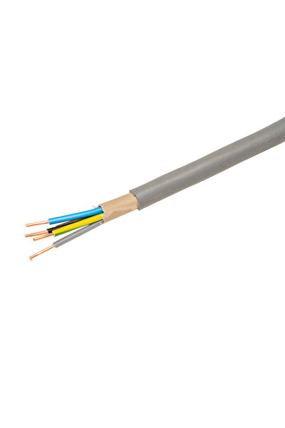 Danex Cablu Energie Cupru, Cyy-F 5x10 Mm² – Tambur, Metal, DANEX, Multicolor