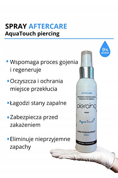 NO BRAND AquaTouch Piercing Spray HOCL 100ml - 1 bucată