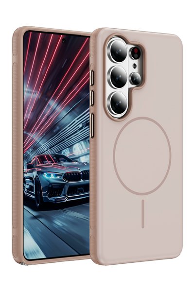 Fuchsia Galaxy S26 Ultra Neksa Magneticsave Cover Compatible with Samsung - Rose