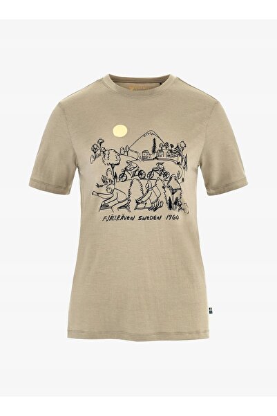 Fjällräven Tricou de ciclism pentru femei Fjallraven Hoja Lugnt Wool T-shirt ...
