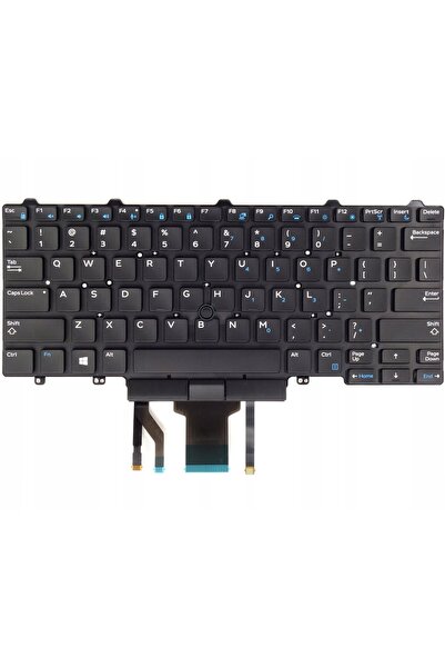 NO BRAND Tastatură DELL LATITUDE E7450 E7470 E5450 E5470 E5480 E5490 LED TRAC...