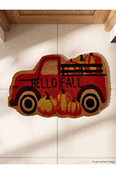 LC Waikiki Rmz Gi̇yi̇m Farkiyla Hello Text Printed Door Mat 40X60 cm