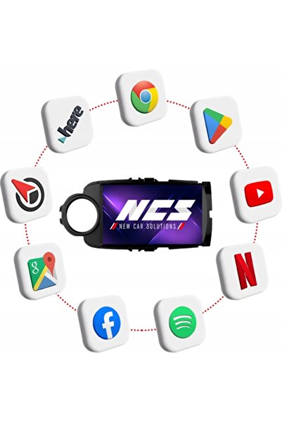NO BRAND RADIO AUTO NCS ZQ9 TOYOTA YARIS 3 2011-2020 NEGRU ANDROID 8GB LTE