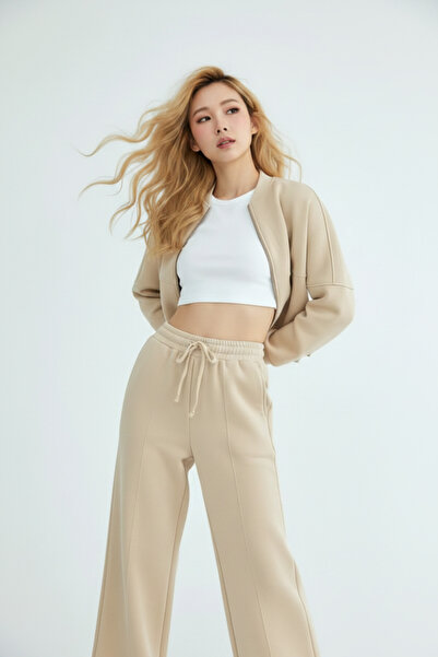Runades Women's Bomber Jacket Tracksuit Set – Comfortable Fit, Sporty Stylish...