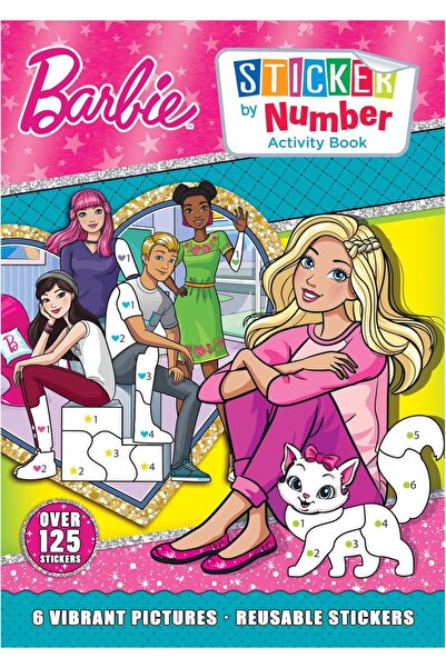 Alligator Barbie Sticker by Number Activity Book