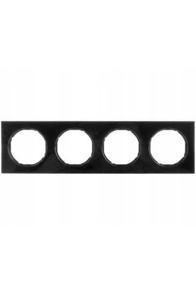 hager Berker R.3 cadru cu 4 căi negru 10142245
