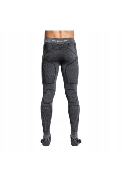 NO BRAND X-Bionic Symbio Merino Pants colanți termici - gri rinocer L