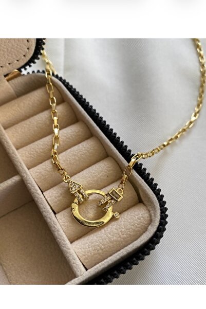 gaila design Özel Seri Altın Kaplama Suzanne Kolye