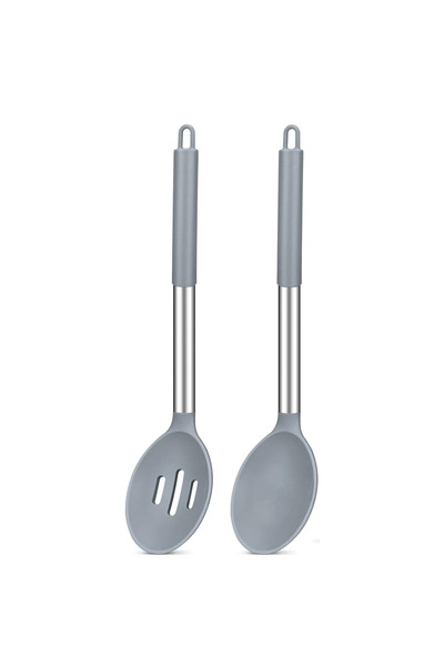 Bundlepro Set 2 linguri de bucatarie din silicon BundlePro, 33 x 7 cm, silico...