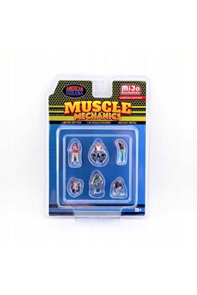 NO BRAND American Diorama Set de figurine „Muscle Mechanic” – MiJo Exclusives...